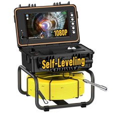 Anysun Sewer Camera 9" IPS Screen 100FT/30M HD Drain Pipe Inspection Camera 32GB