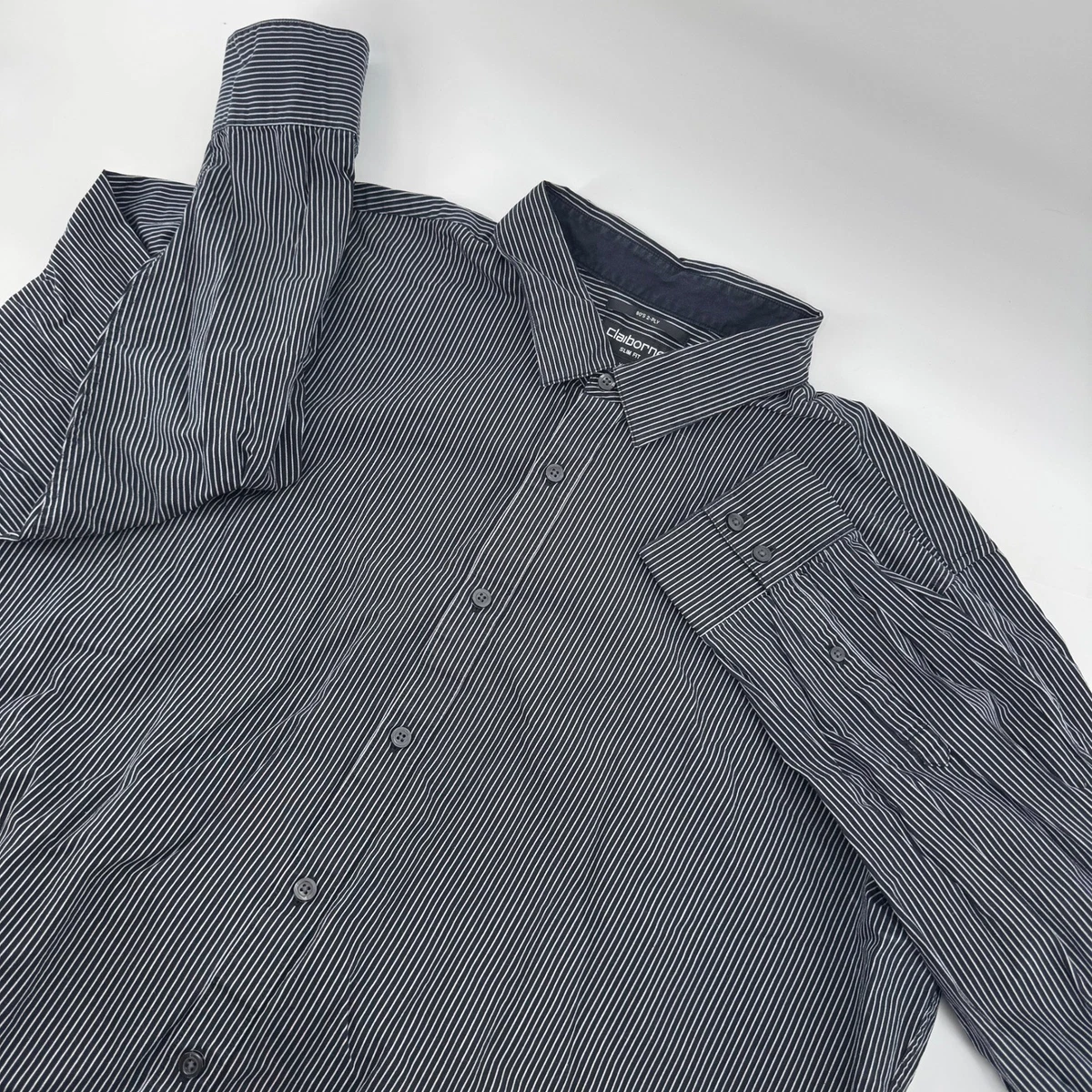 Claiborne Slim Dress Shirts for Men for sale | eBay