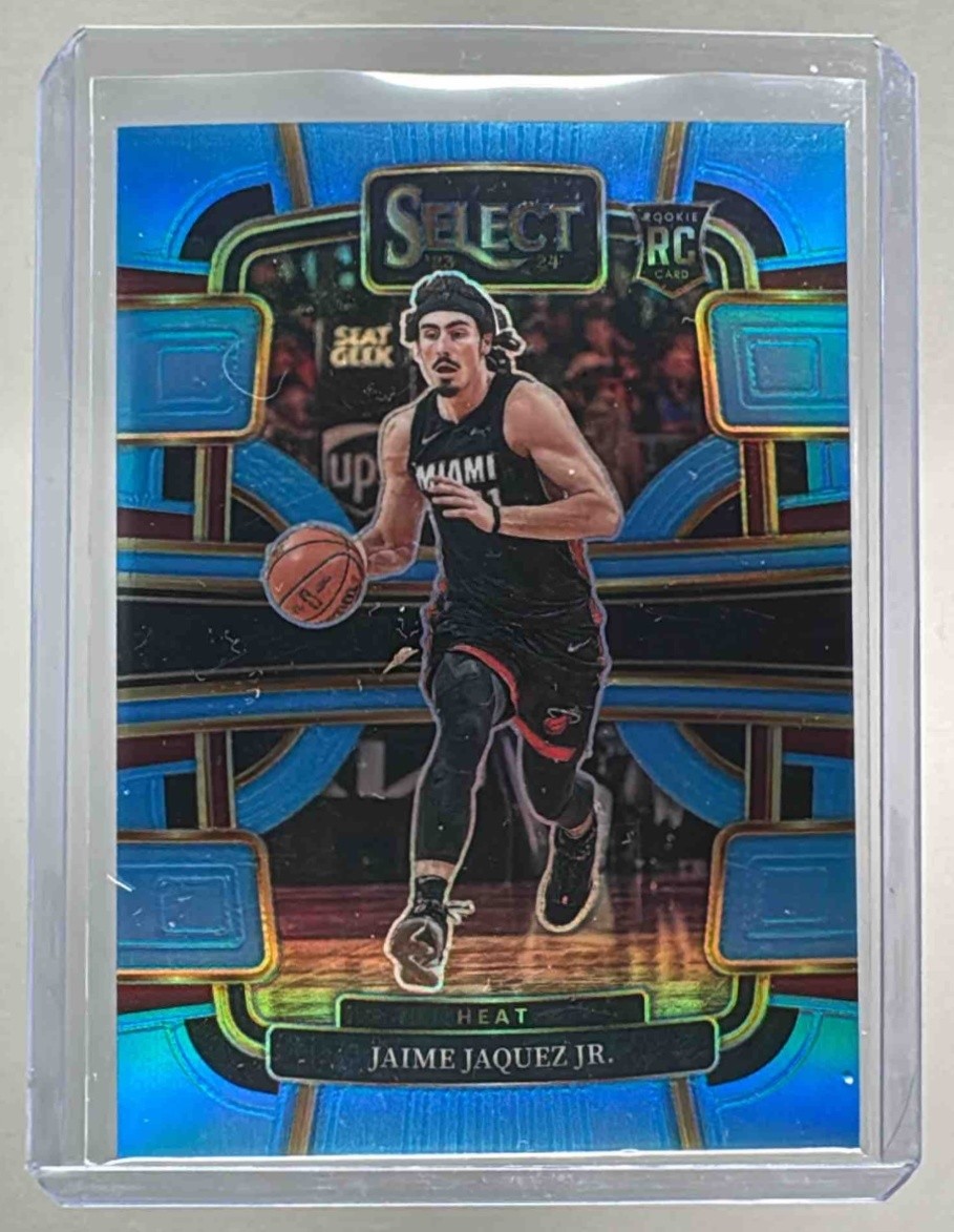 Jaime Jaquez Jr 2023 Panini Select #100 Light Blue Prizm RC Concourse /299