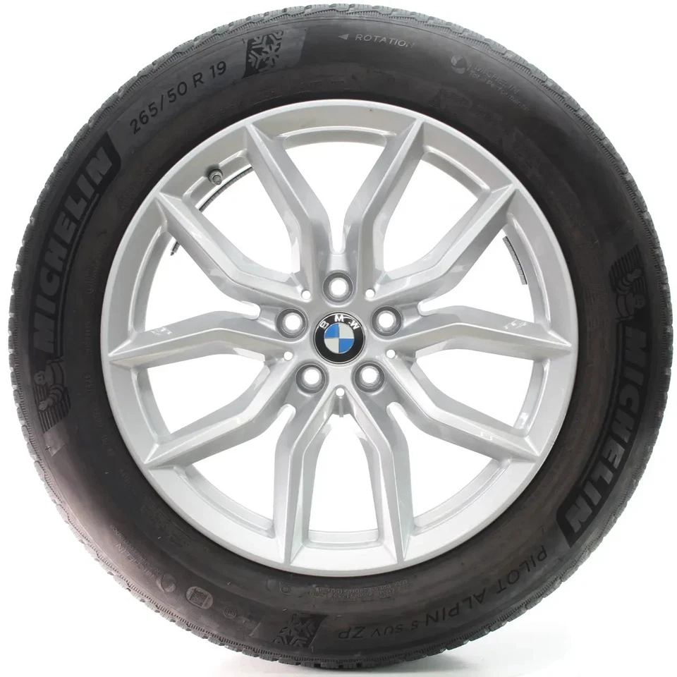 BMW X5 G05 X6 G06 Winterräder V-Speiche 734 Michelin 265/50R19 DOT21 6880685 - Bild 3 von 4