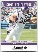 2012 Score #15 Jared Allen Complete Players