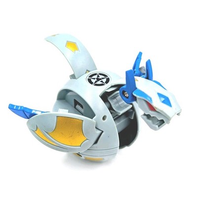 Spin Master Bakugan Battle Brawlers  Deka 4'' Pyro Dragonoid Gray Haos 