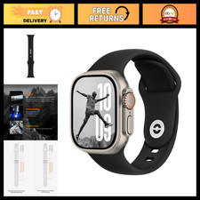 Silicone Sport Band for Apple Watch 38mm 40mm 41mm 42mm 44mm 45mm 46mm - Unisex