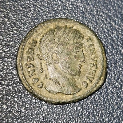 CONSTANTINE THE GREAT AE3 Nummus VOT XX Heraclea 324 AD Monnaie Romaine Ancient - Photo 1/2