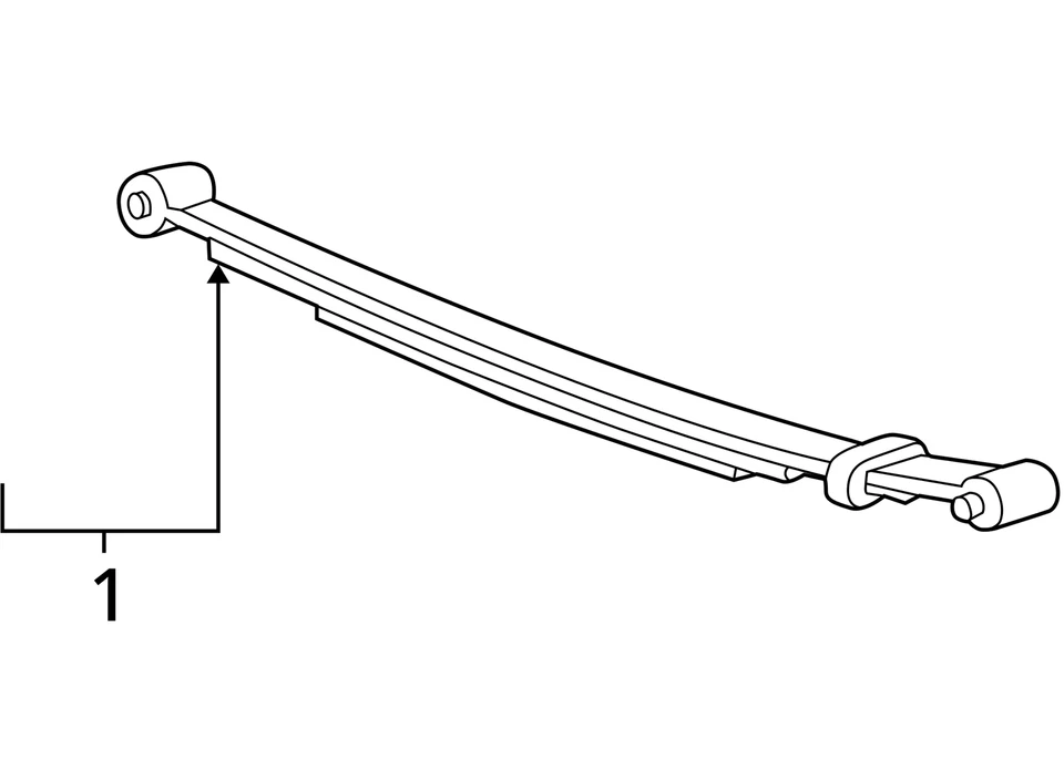 ПОДХОДИТ ДЛЯ 2003-2011 FORD MAZDA RANGER B4000 ПРУЖИНА - ЗАДНИЙ 9L5Z5560C - НОВЫЙ OEM - Изображение 3 из 3