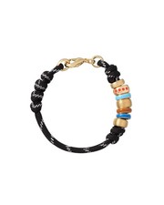 Roxanne Assoulin The Super Size Happy Cord Bracelet Black