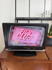 Emerson LD195EMX 19" LCD TV DVD Combo HDMI Retro Gaming Tested No Remote