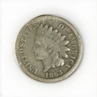 1863 indian head penny
