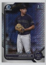 2022 Bowman Draft Chrome Asia Mojo Refractor Jackson Cox #BDC-174 kf4