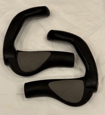 ERGON GP5 Large Lock-On Bike Grips Pair Fullsize Bar End Black/Gray,Touring Bike