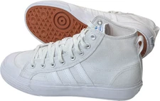 Adidas Nizza Hi ADV Shoes / Sneakers - NEW Mens 8.5 Cloud White - #47713-OF
