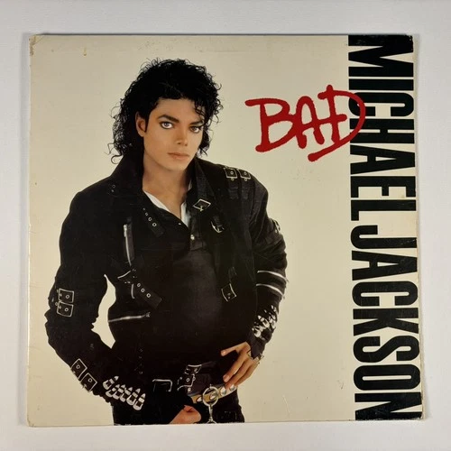 Michael Jackson – Bad LP 1987 Epic Original Press VG+ Vinyl VG+ Cover