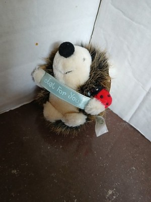 Russ Berrie Igel & ein Marienkäfer Stofftier nur für Sie mit Etikett 3,5 Zoll