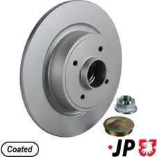 2x JP GROUP Bremsscheibe JP 4363201200 für RENAULT JM0 SCÉNIC 2 dCi JM02 JM13