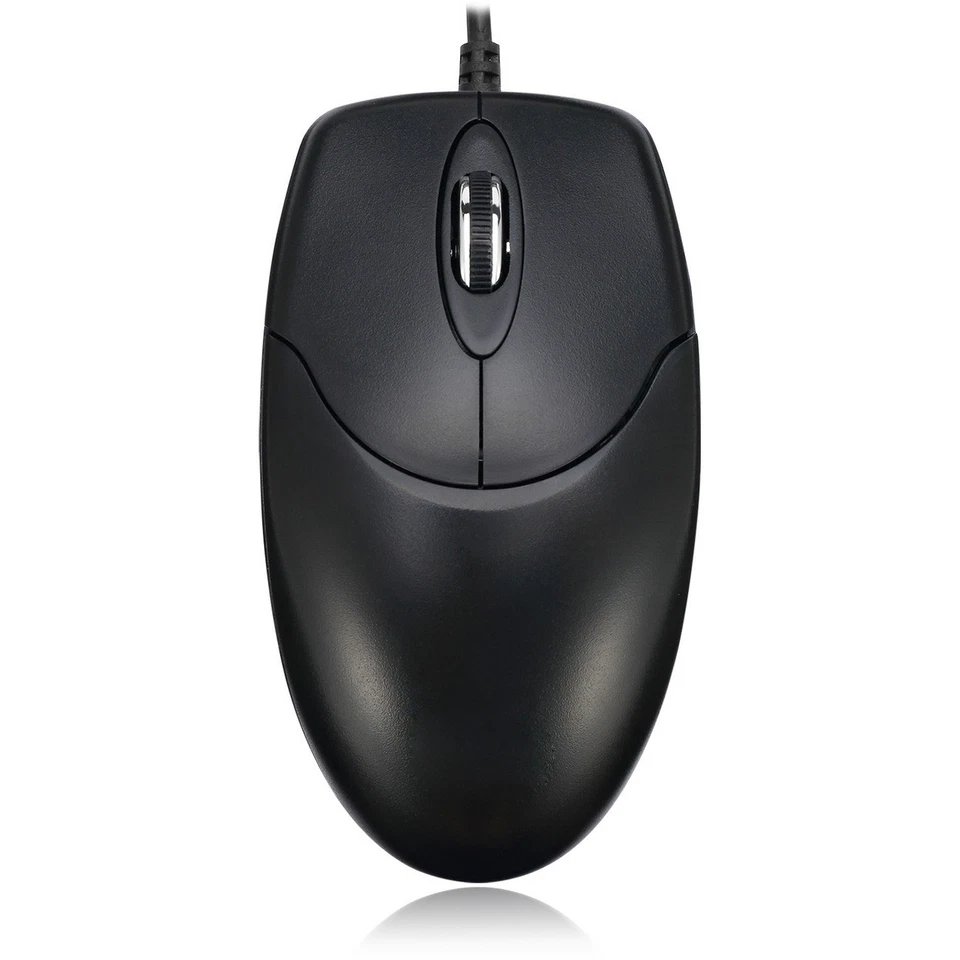 Adesso Hc-3003ps Mouse - Optical Wired - Black Ps/2 - Scroll Wheel - 3 X Button - Image 2 of 4