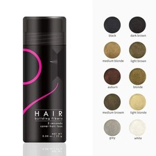 Hair Building Fibers Keratin 25g   10 Colors Thickening Fibers for Fuller-Lookin