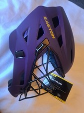 NEW Easton Elite X Catcher's Helmet Baseball/SOFTBALL, PURPLE/GOLD Size Large