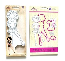 Prima Julie Nutting - CHIARA Paper Doll Stamp Die Set - NEW