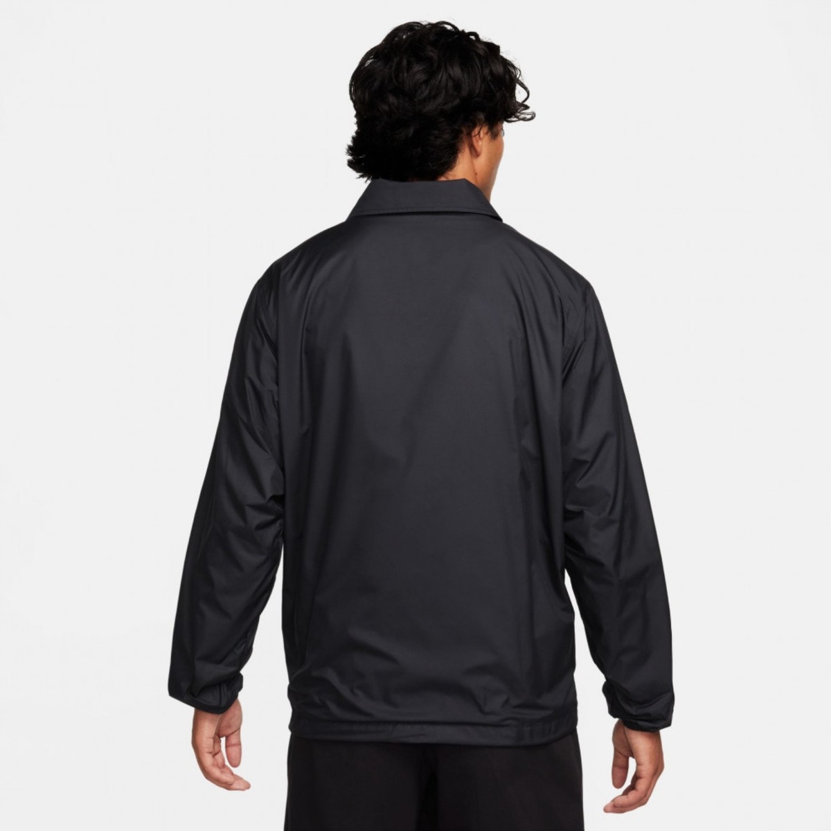 FCRB ロングコーチジャケットマウンテンパーカ S nike Nike Club Coaches Jacket Men's Small Black Snap Front Long Sleeve