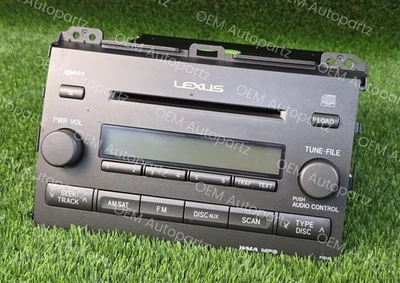 Lexus GX470 Lecteur CD Radio Récepteur 2007-2009 86120-60800 OEM JDM Utilisé - Photo 1/4