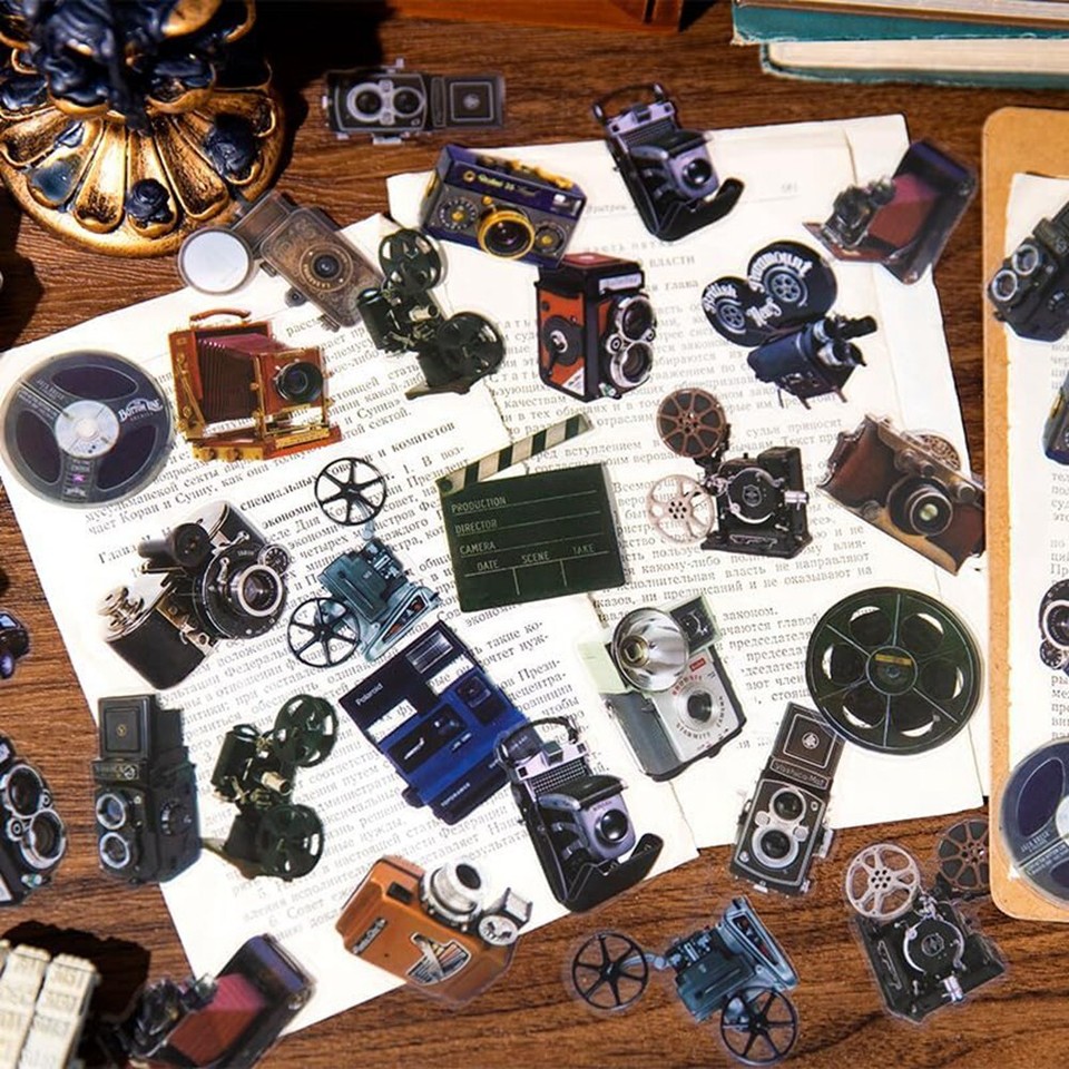 160 Stück ScrapbookAufkleber, VintageHandbuch, Scrapbooking, Junk