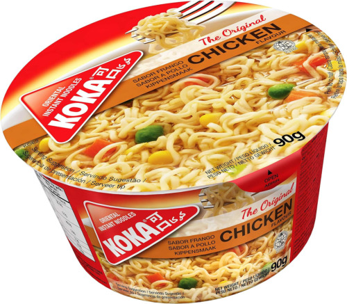 Koka Original Chicken Flavour Oriental Style Instant Noodles 90g Pack of 12