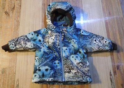 Baby / Kinder Winterjacke Racoon Gr. 74,  Schneejacke, Skijacke, Eulen