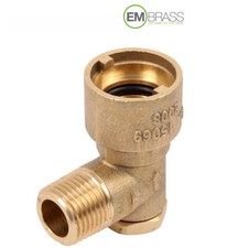 Gas Angled Bayonet Fitting Socket Bent 1/2" Natural gas and LPG, CE Approved