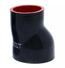 HPS 2-1/2"- 3-1/2" ID High Temp 4-ply Black Silicone Offset Reducer Coupler Hose