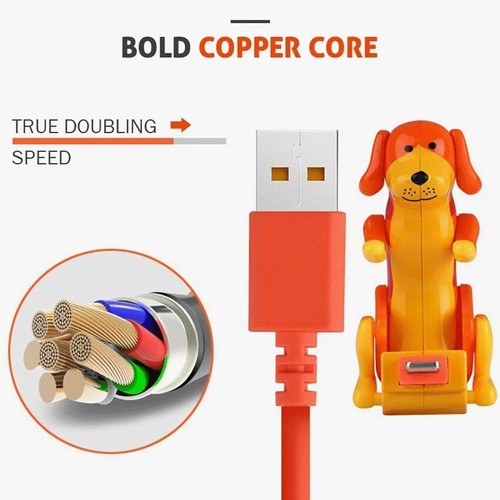 Type-C pour iPhone charge de câble micro chargeur rapide ajustement amusant Humping Dog USB - Photo 5 sur 14