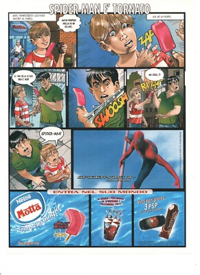 Spider-Man 3 Advertising 2007 Sony Playstation Italian Magazine Advertising 29x21