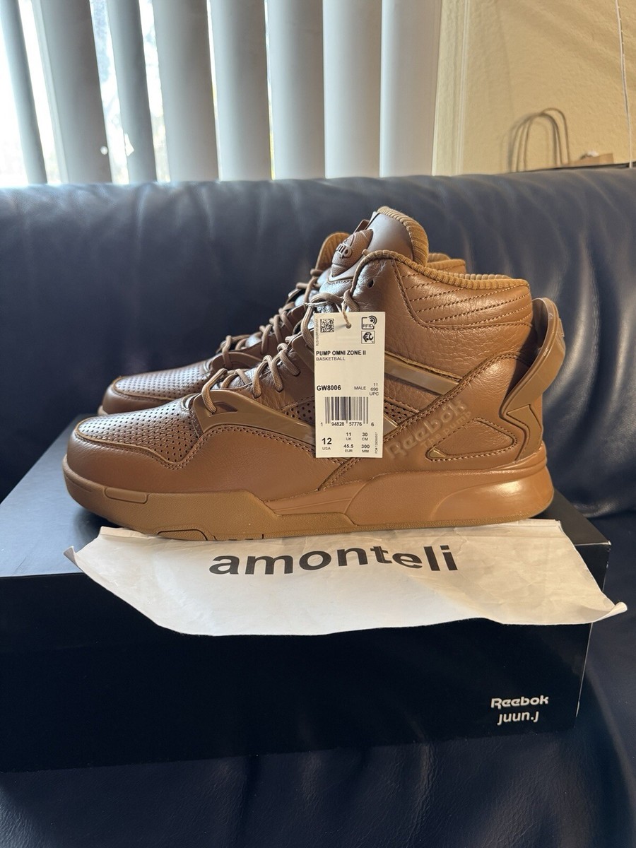 BRAND NEW REEBOK X JUUN.J OMNI ZONE II 2021 - BROWN - GW8006 - SZ