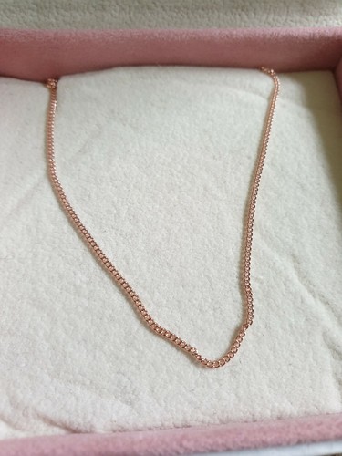 Genuine Rose Gold Curb Chain Pandora 