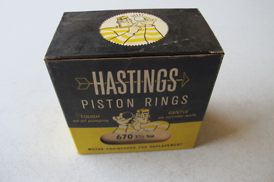 Hastings Piston Ring set fit Chevy GMC 66-70 (670STD)