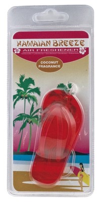 Car & Home Hawaii Kokosnuss Duft hängender Lufterfrischer - rosa Sandale Flip Flop