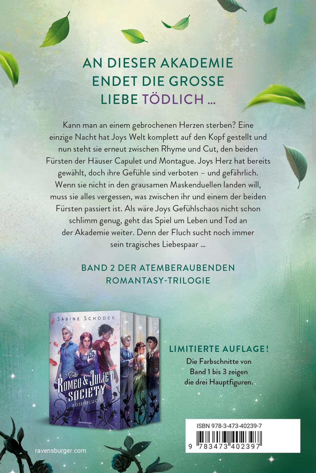 Thumbnail - The Romeo & Juliet Society, Band 2: Schlangenkuss