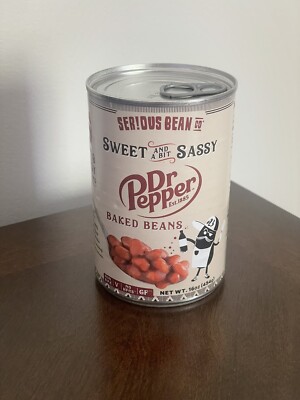 Dr. Pepper Serious Bean Co. Sweet & a Bit Sassy Baked Beans 16 oz Can