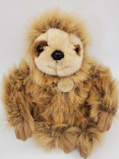Aurora Miyoni Sloth Brown Furry Plush 11" Stuffed Animal Toy B221
