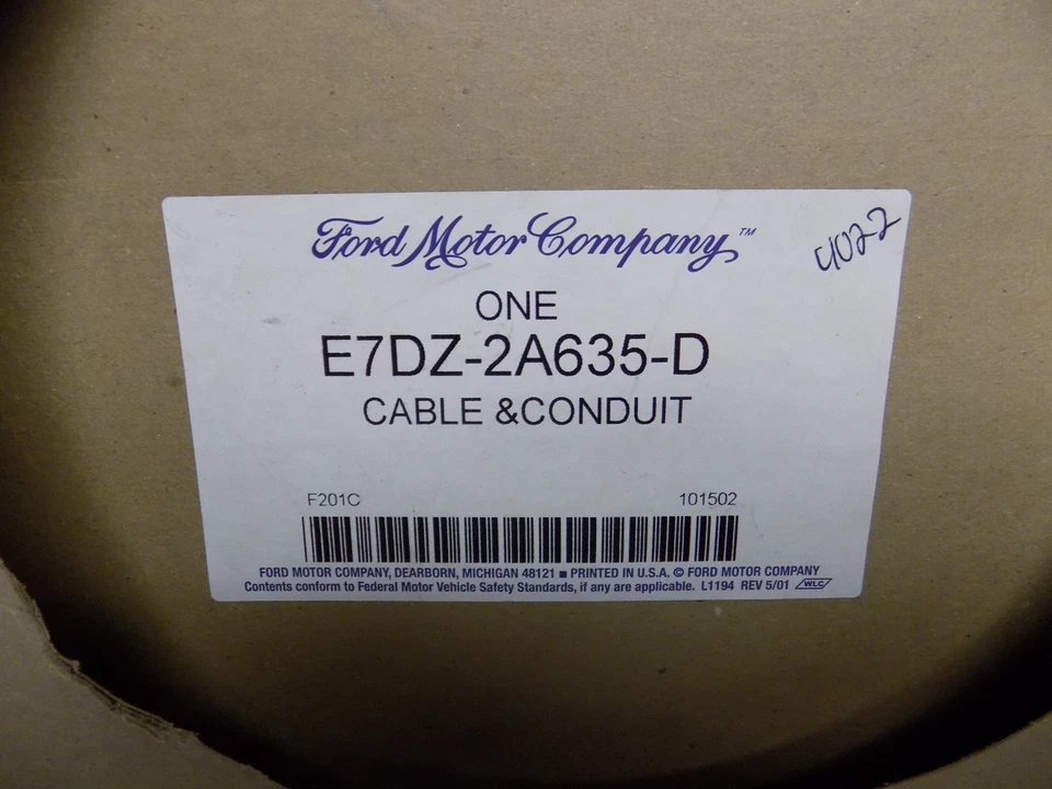 New OEM 1987-1992 Ford Mercury Rear Parking Brake Cable Assembly Taurus Sable - Image 4 of 4