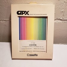 Vintage Atari Software Cassette Counter Number Program