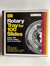 Vintage New Sears Rotary Tray For 100 Slides - Holds 100 2x2 In. Slides