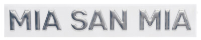 FC Bayern München 3D Autoaufkleber - Mia San Mia - Chromflex Sticker FCB