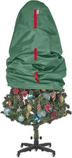 Upright Christmas Tree Storage Bag - Holiday Cover for 5 Ft Trees or Topiary ...