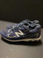 mens metal baseball cleats Size 12. New Balance (Nergy.) Navy Blue/white