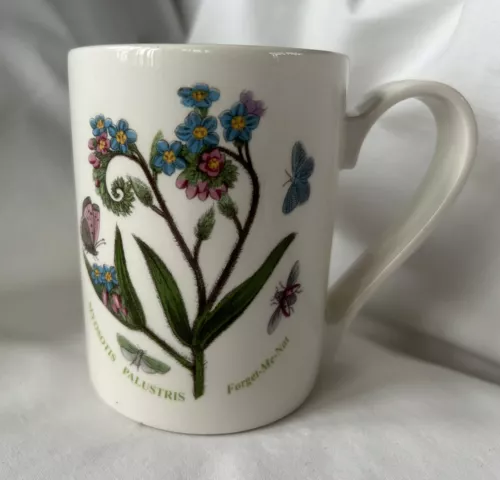 Portmeirion England Botanic Garden Forget-Me-Not Floral 4" Coffee Mug 12 oz LN