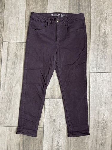 Jeans (jegging) Femme American Eagle, Taille 2, Couleur Violet, Nouvelle - Sans étiquettes