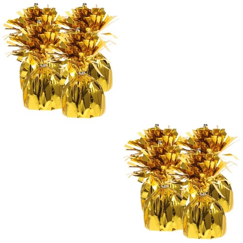 Set of 2 Gold Foil Table Weights Wedding Balloon Gravity Pendant