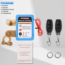 Car Battery Switch Disconnect Power Kill Master Isolator Cut Off Remote Control