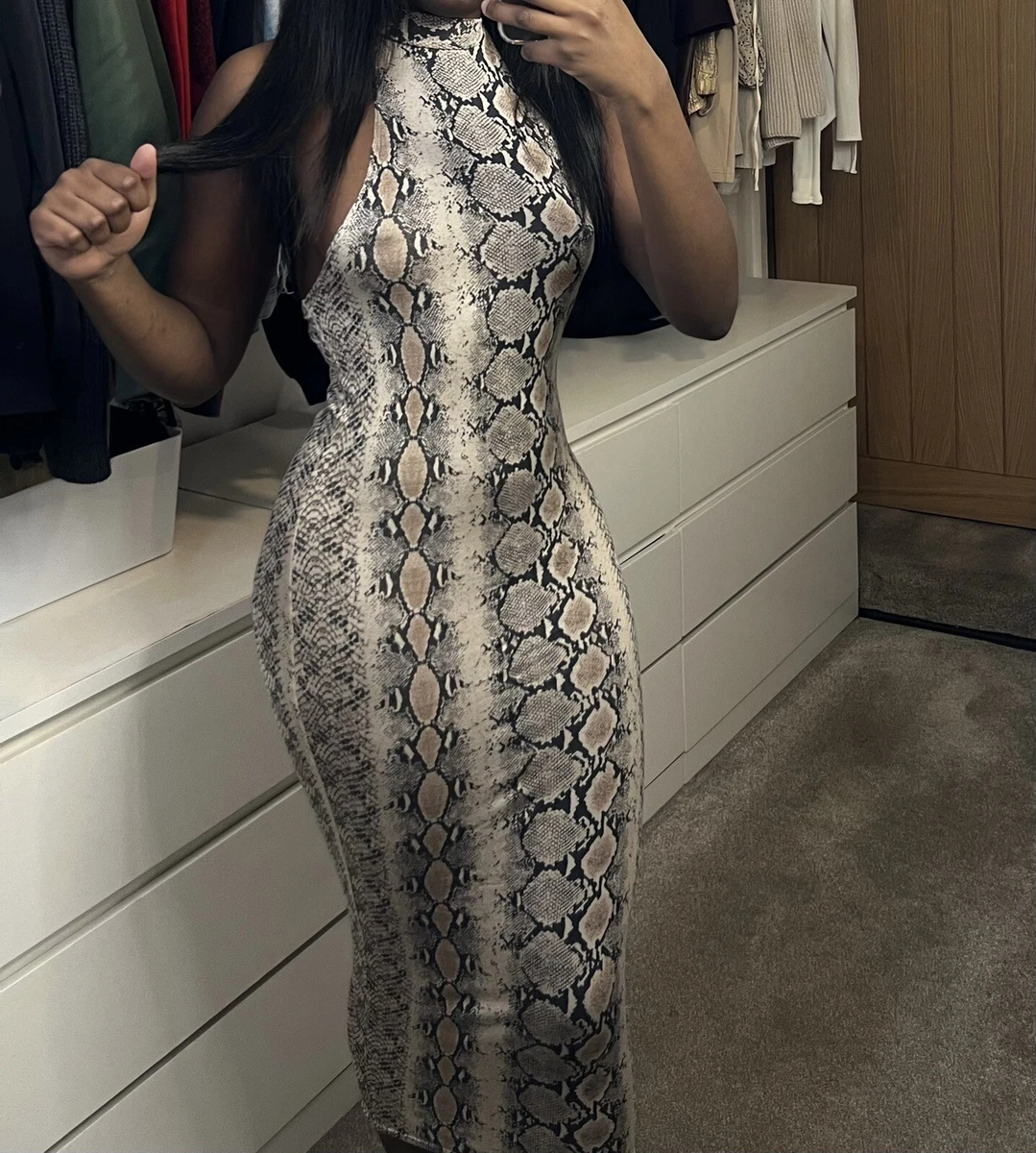 Snake bodycon hotsell