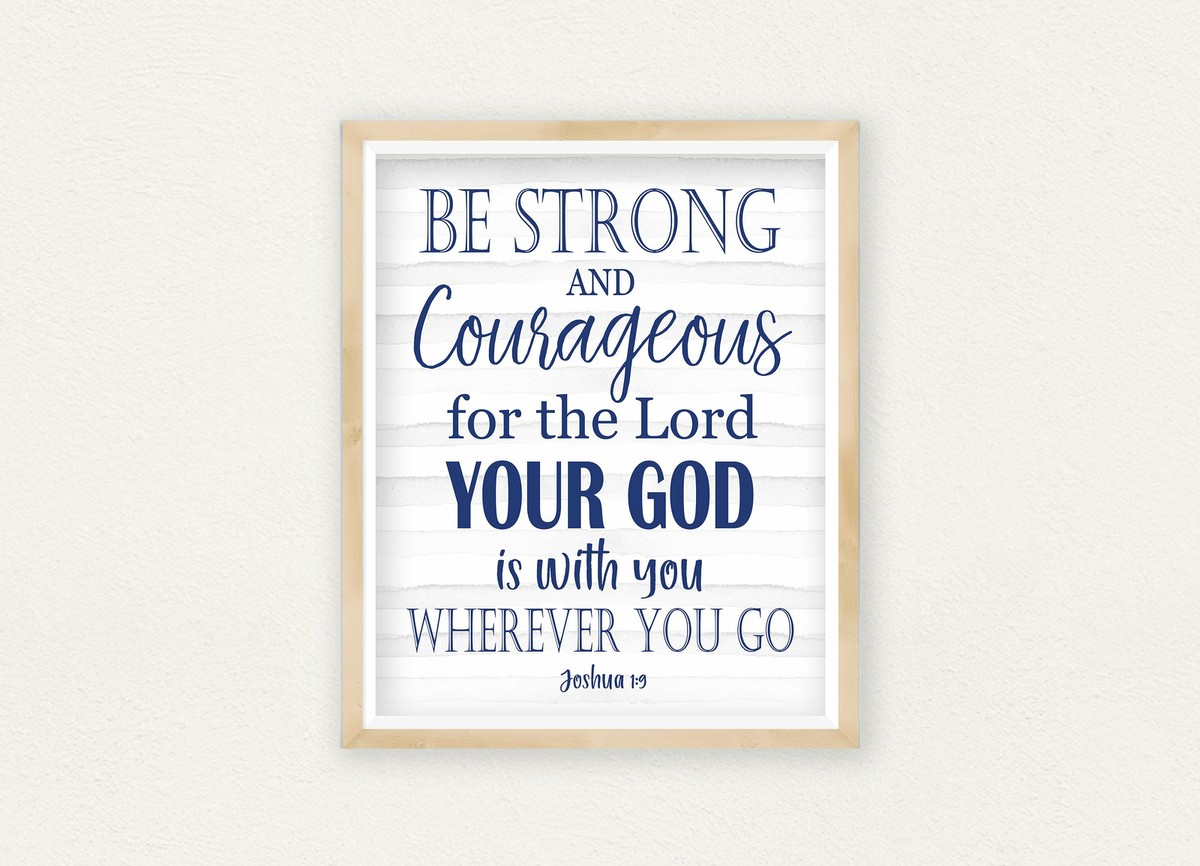 Stay Strong Bible Quote